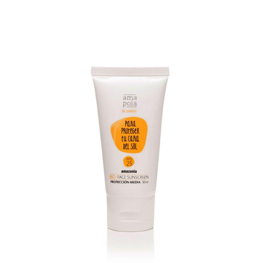 Protetor solar facial FPS 25 Amazônia Amapola 50ml