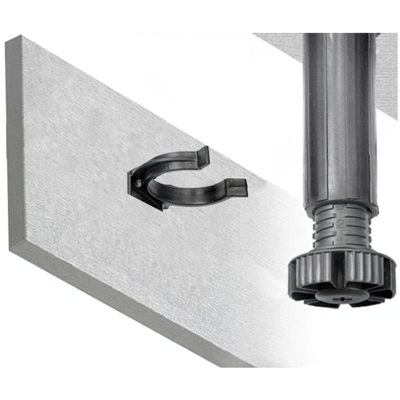 Grapa Negra Para Pata Mueble Regulable_1