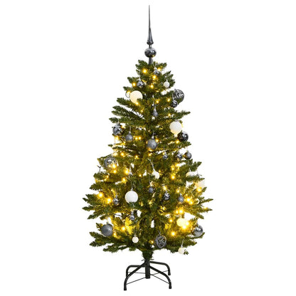Vidaxl Árbol De Navidad Artificial Con Bisagras 150 Led Y Bolas 150 Cm_0