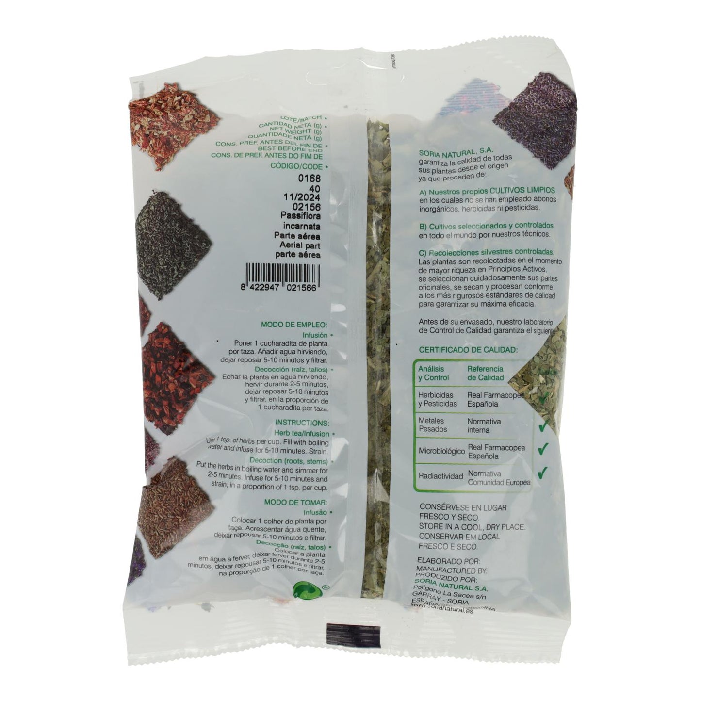 Passiflora Soria Natural, 40 g