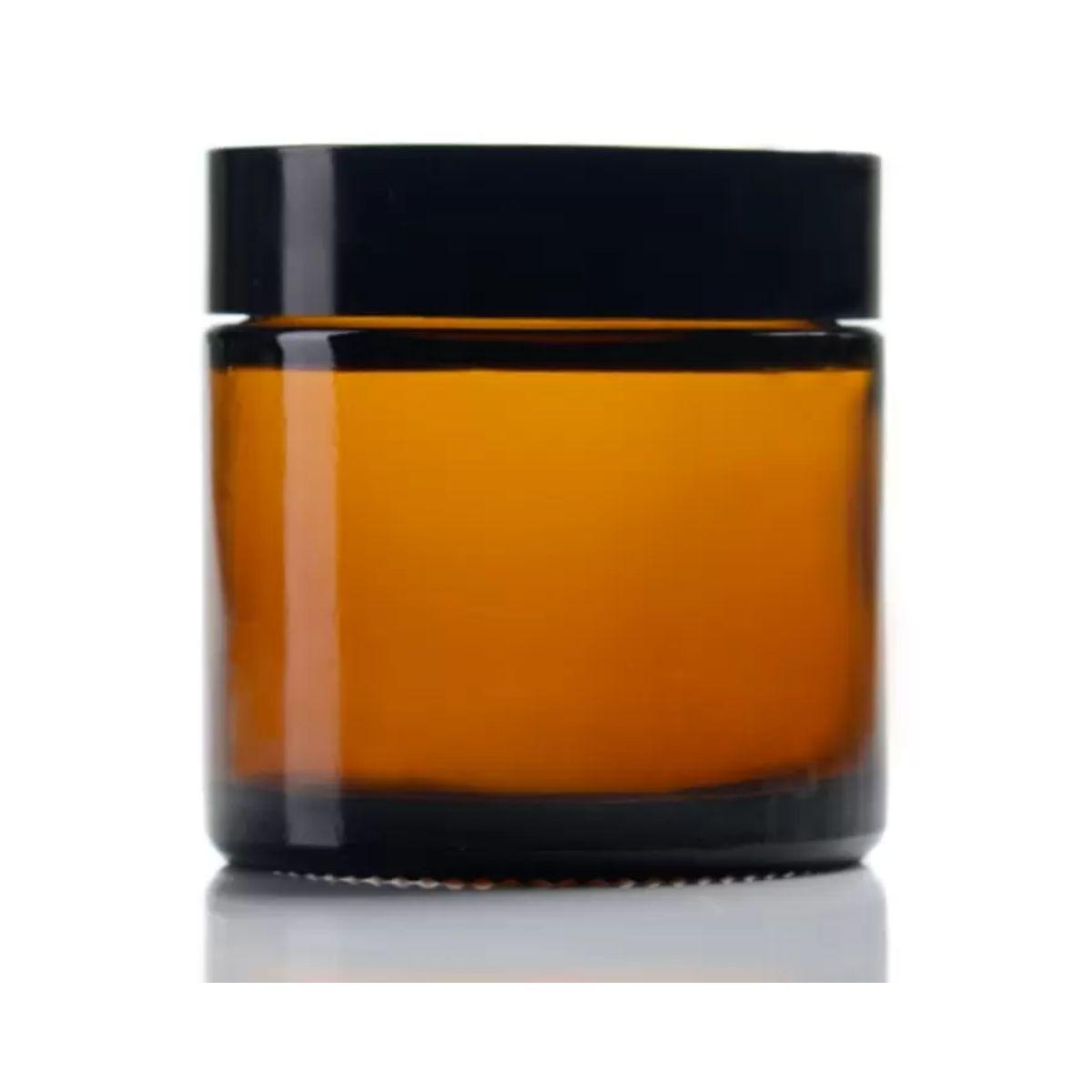 Tarro vidrio ámbar, 60 ml. Camassia