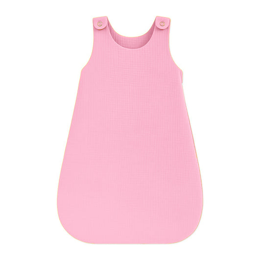 Saco De Dormir De Verano De Algodón Orgánico Rosa_0
