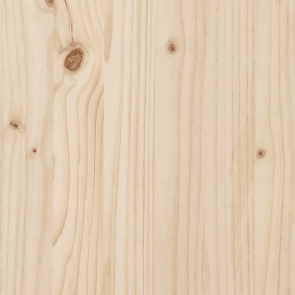 Aparador De Madera Maciza De Pino 60x34x75 Cm / Vetonek_1