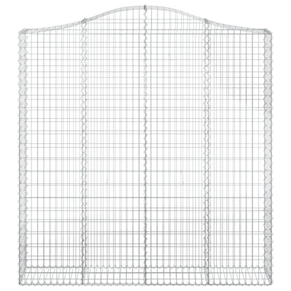 Cestas De Gaviones 2 Uds Forma De Arco Hierro 200x30x200/220 Cm_3