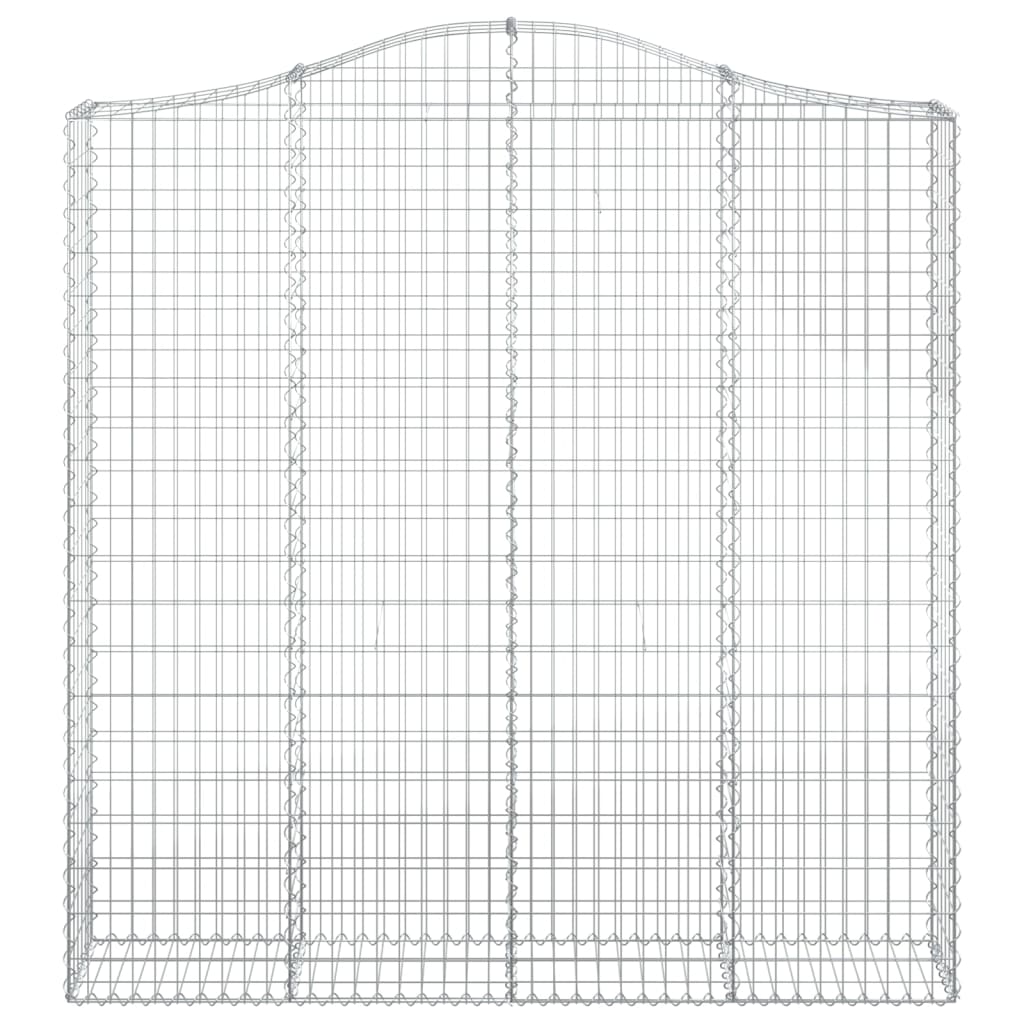 Cestas De Gaviones 3 Uds Forma De Arco Hierro 200x30x200/220 Cm_3