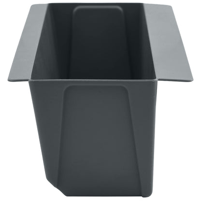 Cajas De Flores Para Palets Euro 24 Uds. Gris Polipropileno_4