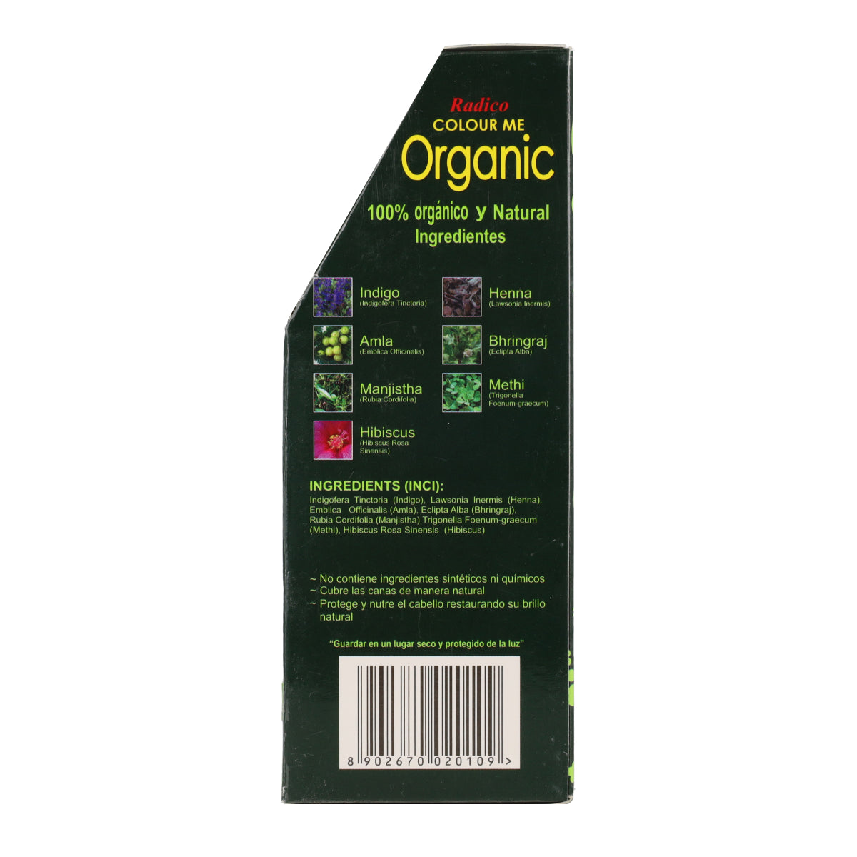 Corante Vegetal Radico Castanho Escuro 100 g