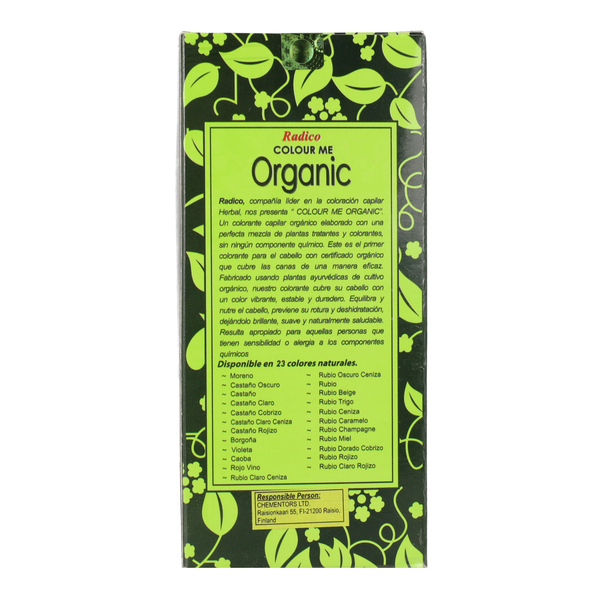 Tinta Vegetal para Cabelo Radico Castanho 100g