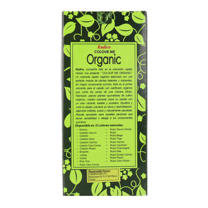 Tinta Vegetal para Cabelo Radico Castanho 100g