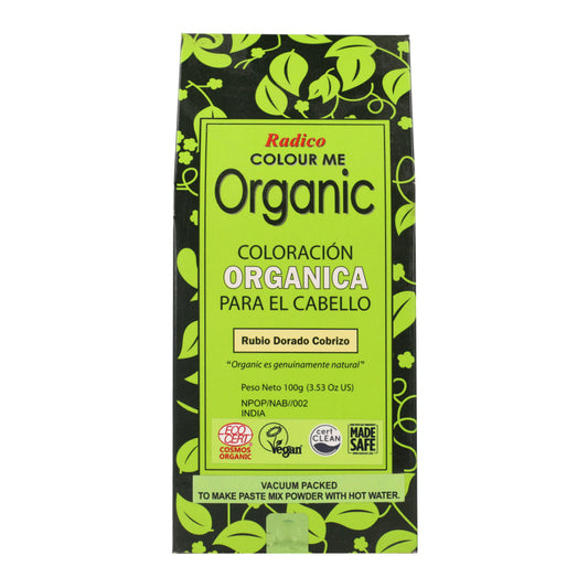 Corante vegetal loiro dourado acobreado Radico 100 g
