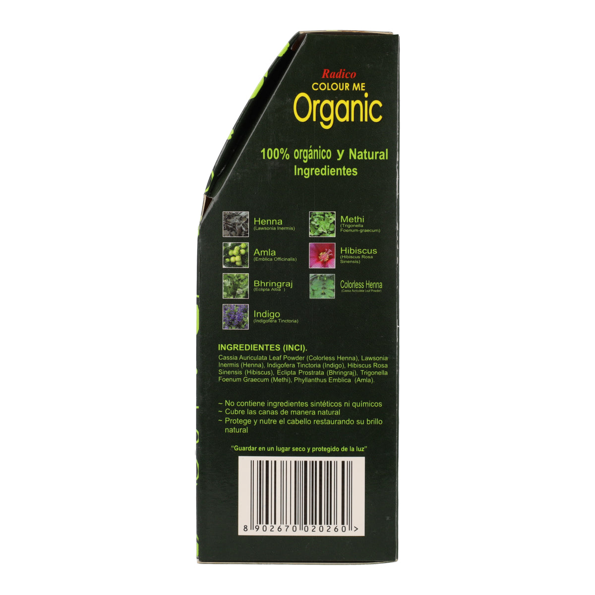 Tinte cabello vegetal rubio Radico 100 g