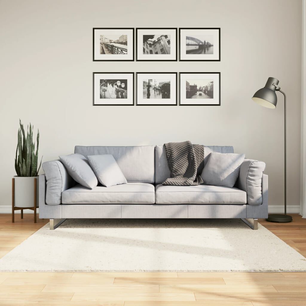 Vidaxl Alfombra De Pelo Corto Oviedo Beige 160x160 Cm_1
