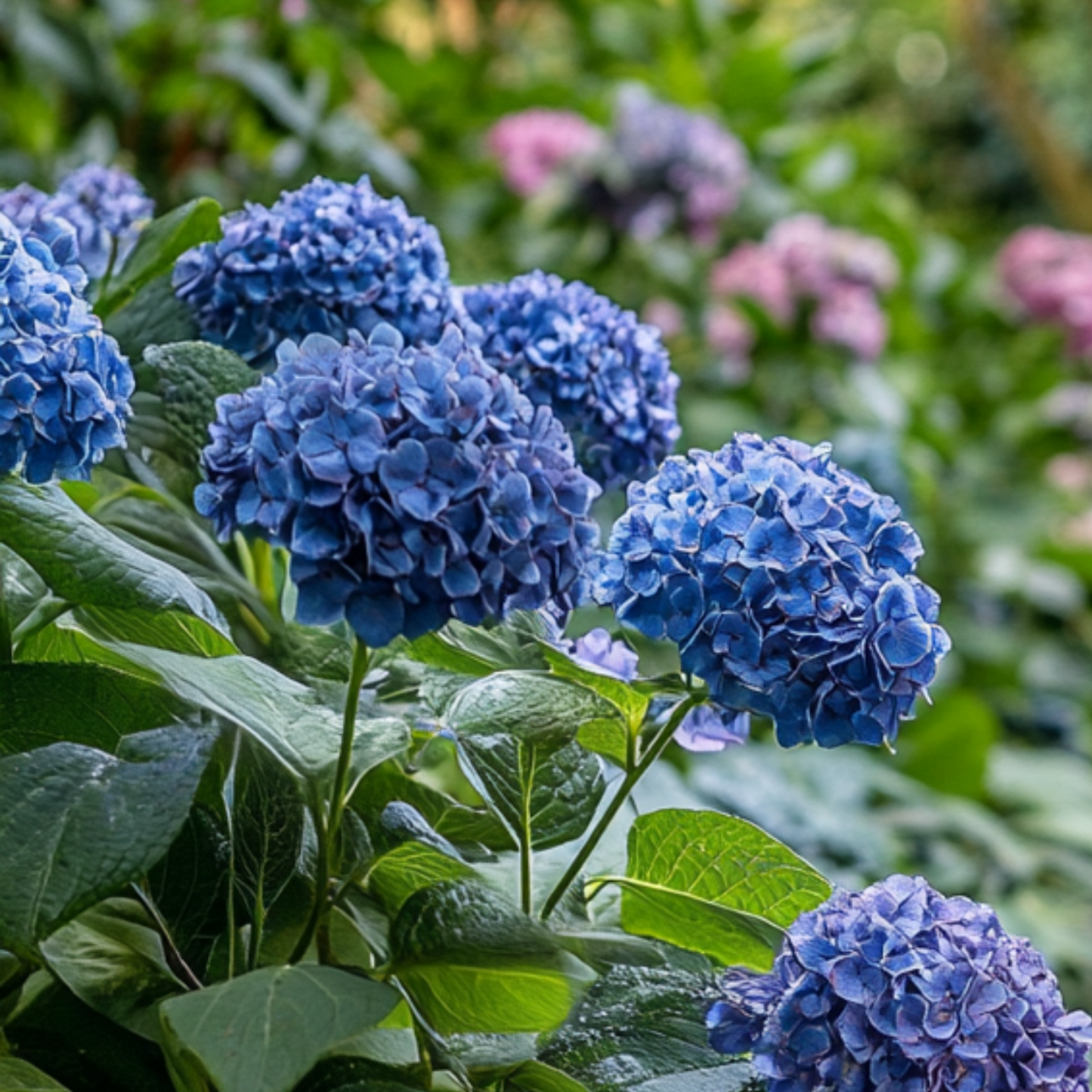Hortensia - 2 Pzs - Hydrangea Serrata 'summerglow' - Altura 25-40cm - ⌀19cm_4