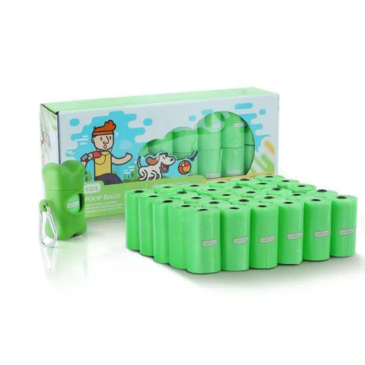 Sacos biodegradáveis ​​para cocó com dispensador 450 sacos - 30 rolos