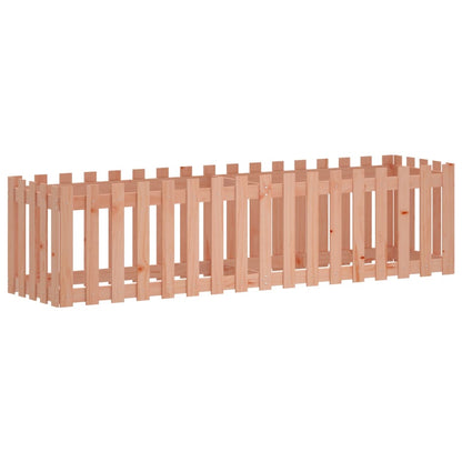 Arriate Elevado Jardín Valla Madera Maciza Douglas 200x50x50 Cm_0