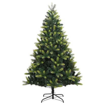 Vidaxl Árbol De Navidad Artificial Con Bisagras 150 Led Y Bolas 150 Cm_4