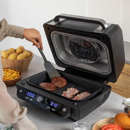 Freidora De Aire Sin Aceite De 8 L Cecofry Firedome 8000 Pro. 1700 W, Doble Resistencia, 4 Niveles De Grill, 12 Modos Predefinidos, Temperatura Y Ti_1