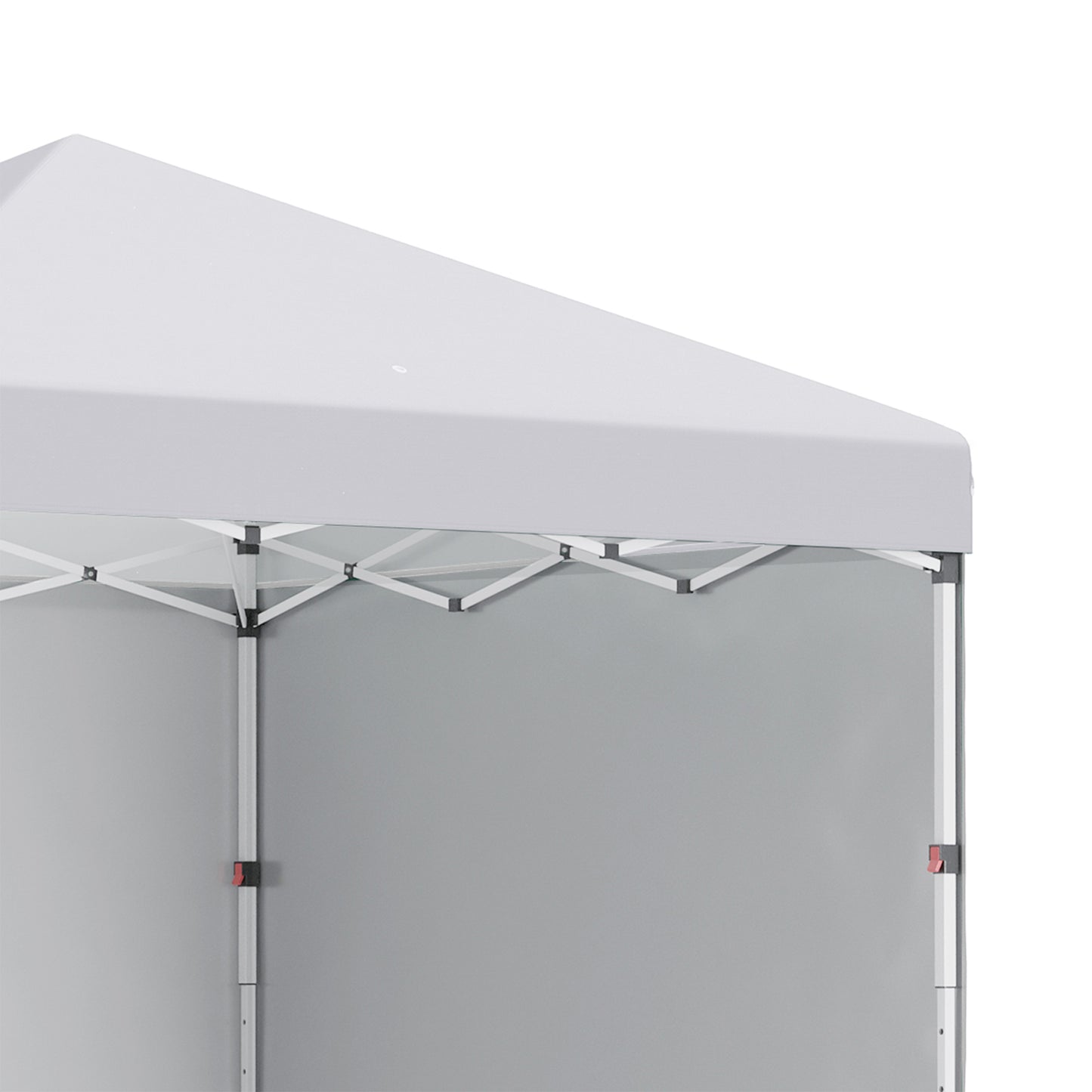 Outsunny Carpa Plegable 3x3 M Con Altura Ajustable Y Bolsa De Transporte Blanco_4