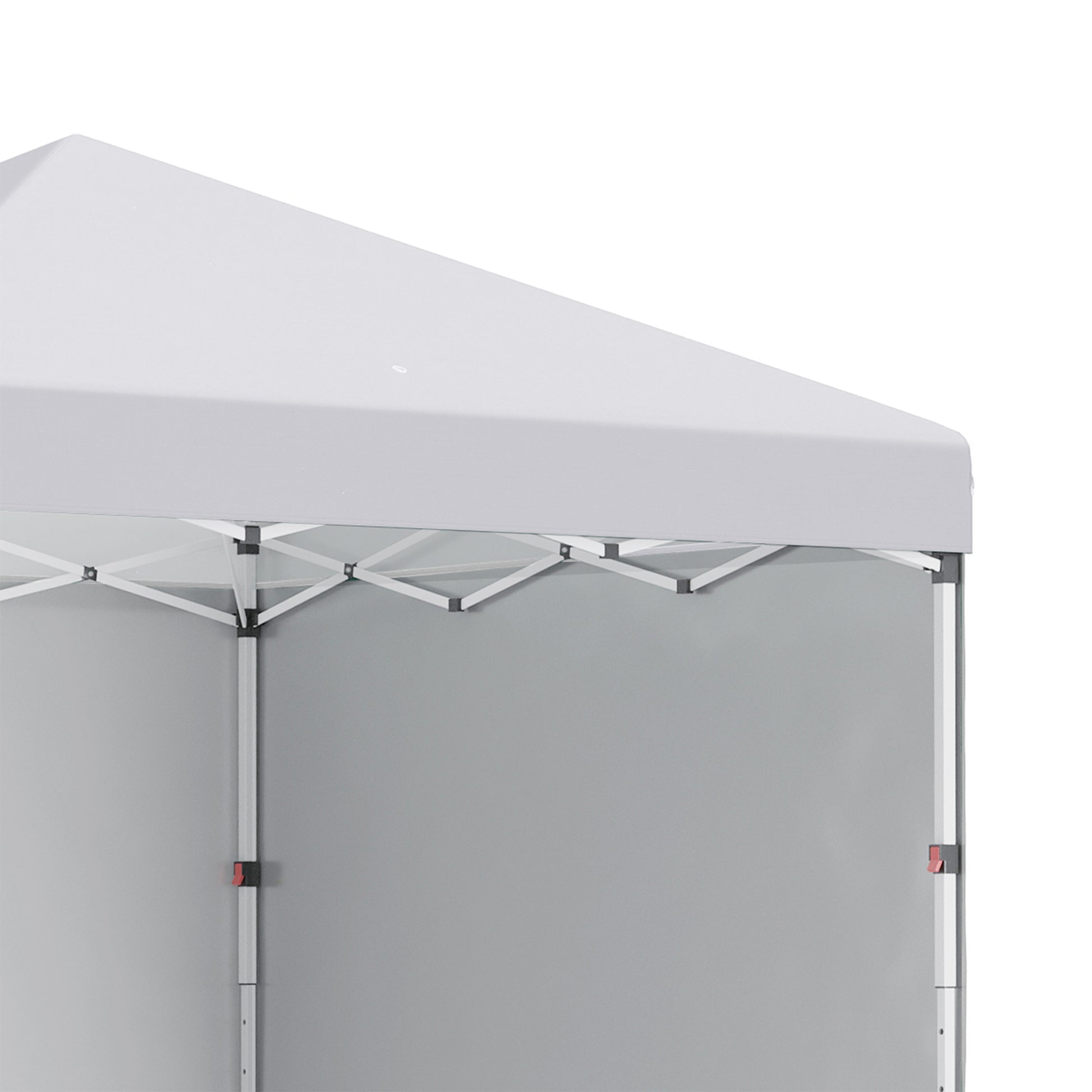 Outsunny Carpa Plegable 3x3 M Con Altura Ajustable Y Bolsa De Transporte Blanco_4