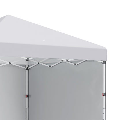 Outsunny Carpa Plegable 3x3 M Con Altura Ajustable Y Bolsa De Transporte Blanco_4