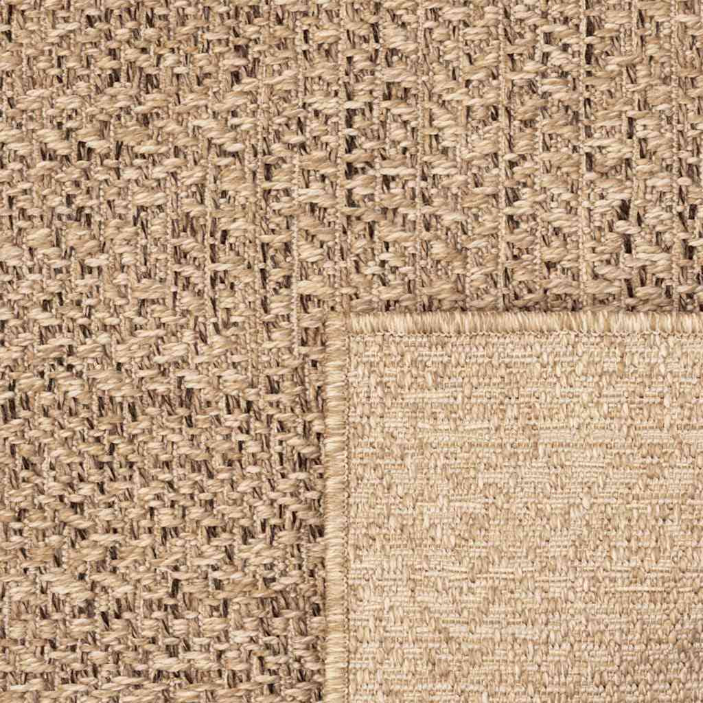 Vidaxl Alfombra Zizur Aspecto Yute Interior/exterior Beige 160x230 Cm_4