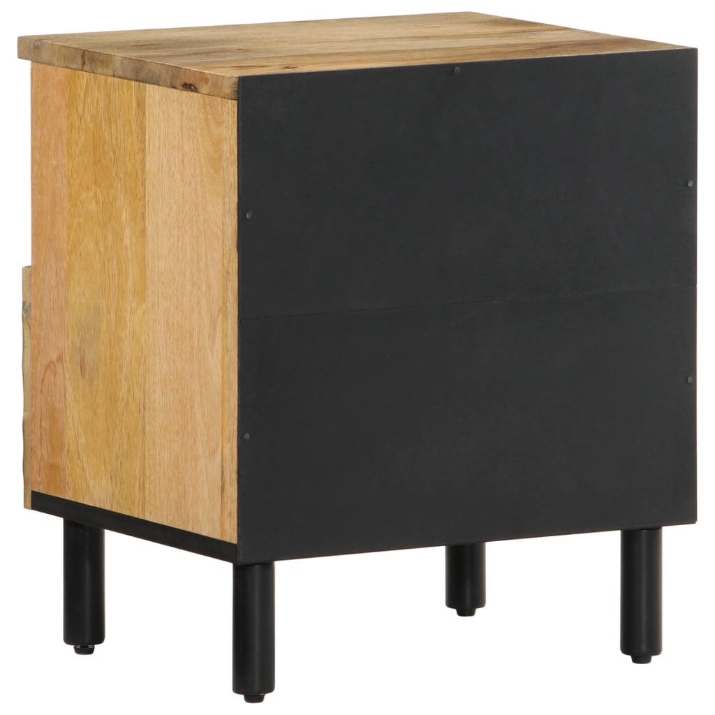 Mesitas De Noche 2 Uds Madera Maciza De Mango 40x33x46 Cm_4