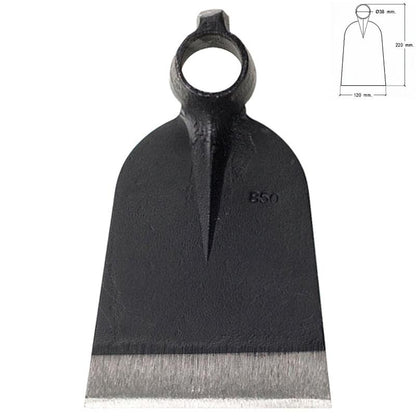 Azada Forjada Sin Mango 219/  750 Gramos_0