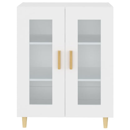 Aparador De Madera De Ingeniería Blanco 69,5x34x90 Cm / Vetonek_5