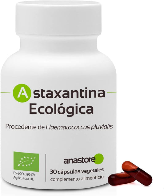 Astaxantina Ecológica * 30 Cápsulas / 8 Mg * Antioxidante De Origen Natural_0