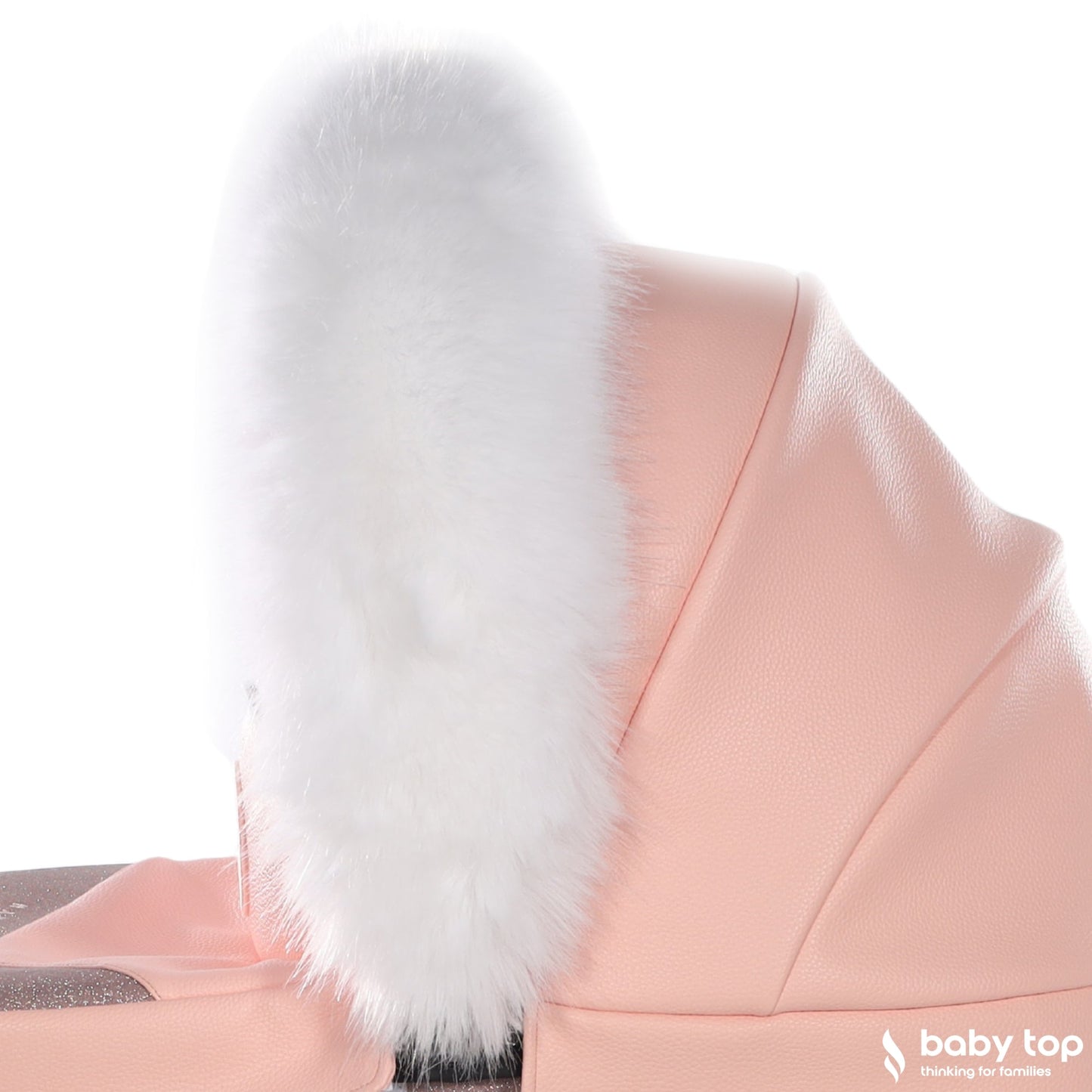 Pelo Decorativo Para Carro De Muñecas Blanco_2