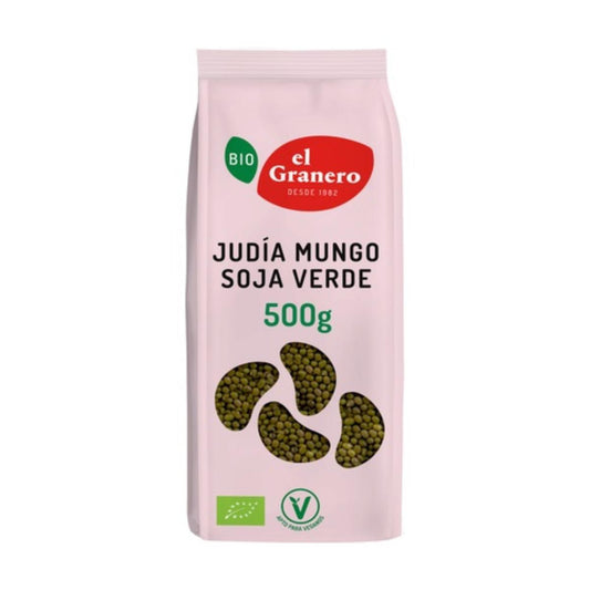Feijão-mungo de soja verde biológico El Granero 500 gr
