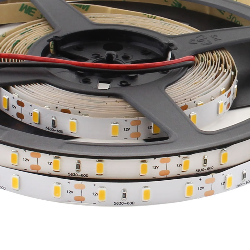 Tira Led Hq Monocolor Smd5630, Chipled Samsung, Dc12v, 5m (60led/m),75w, Ip68 Nano Waterproof, Blanco Cálido_3