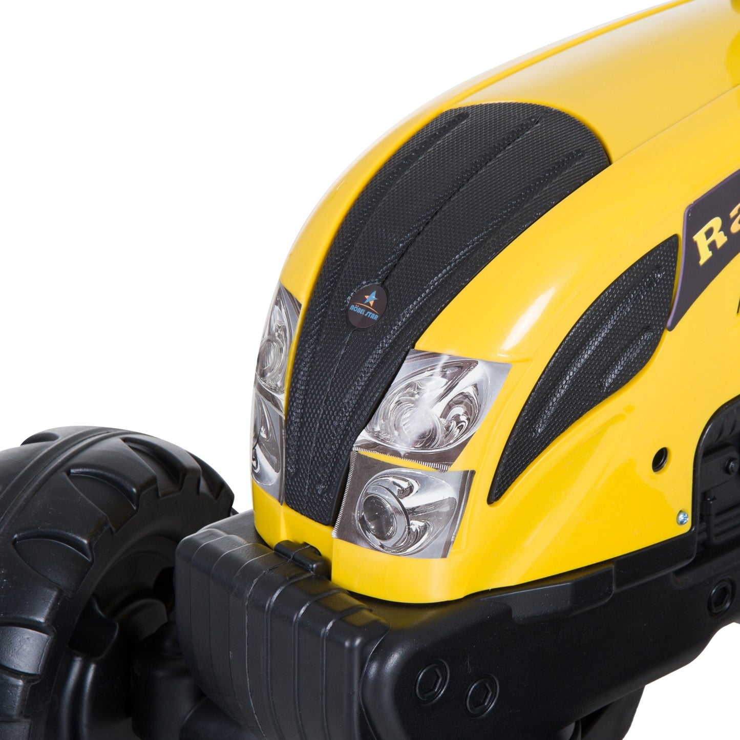 Homcom Tractor Pedal Con Remolque Para Niños 3 Años Juguete De Montar Coche_4