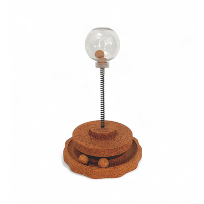 Juguete De Corcho Para Gatos Marea Con Juego Interactivo Y Control De Alimentación Althea Living 33x20x20cm_0