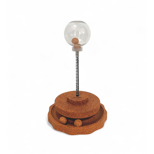 Juguete De Corcho Para Gatos Marea Con Juego Interactivo Y Control De Alimentación Althea Living 33x20x20cm_0