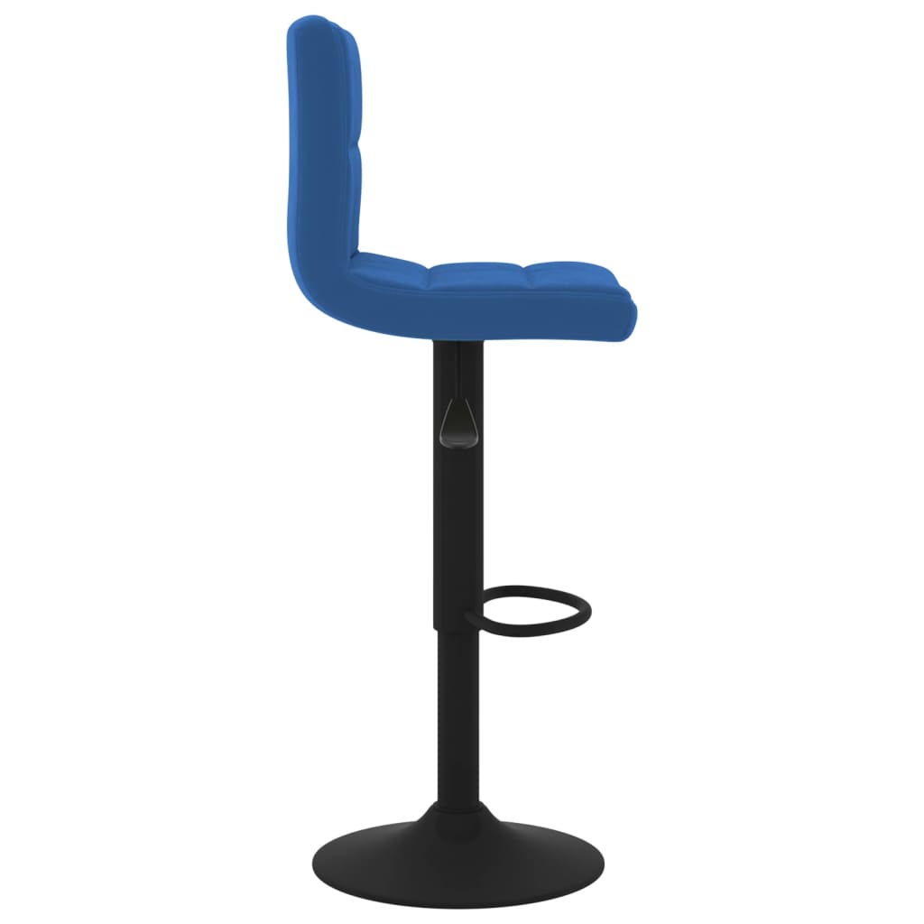 Taburete De Cocina De Terciopelo Azul_2