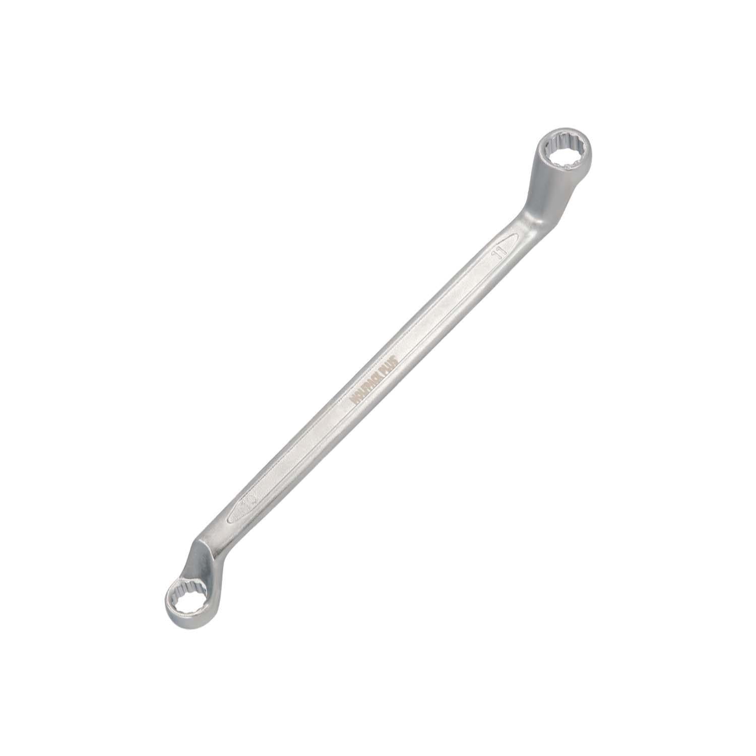 Llave Estrella Acodada Plus Acero Cromo Vanadio 10x11 Din 838. Llave Doble Boca Acodada, Llave Fija Estrella Acodada_0