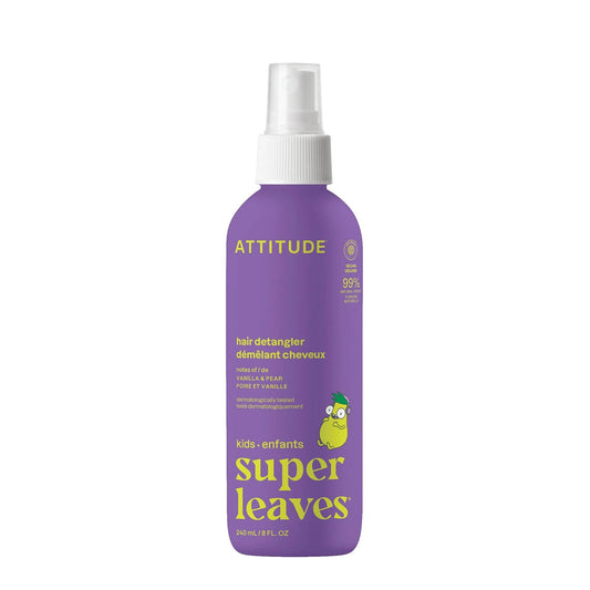 Desembaraçador de cabelo Super Leaves Kids Vanilla &amp; Pear Attitude 240ml