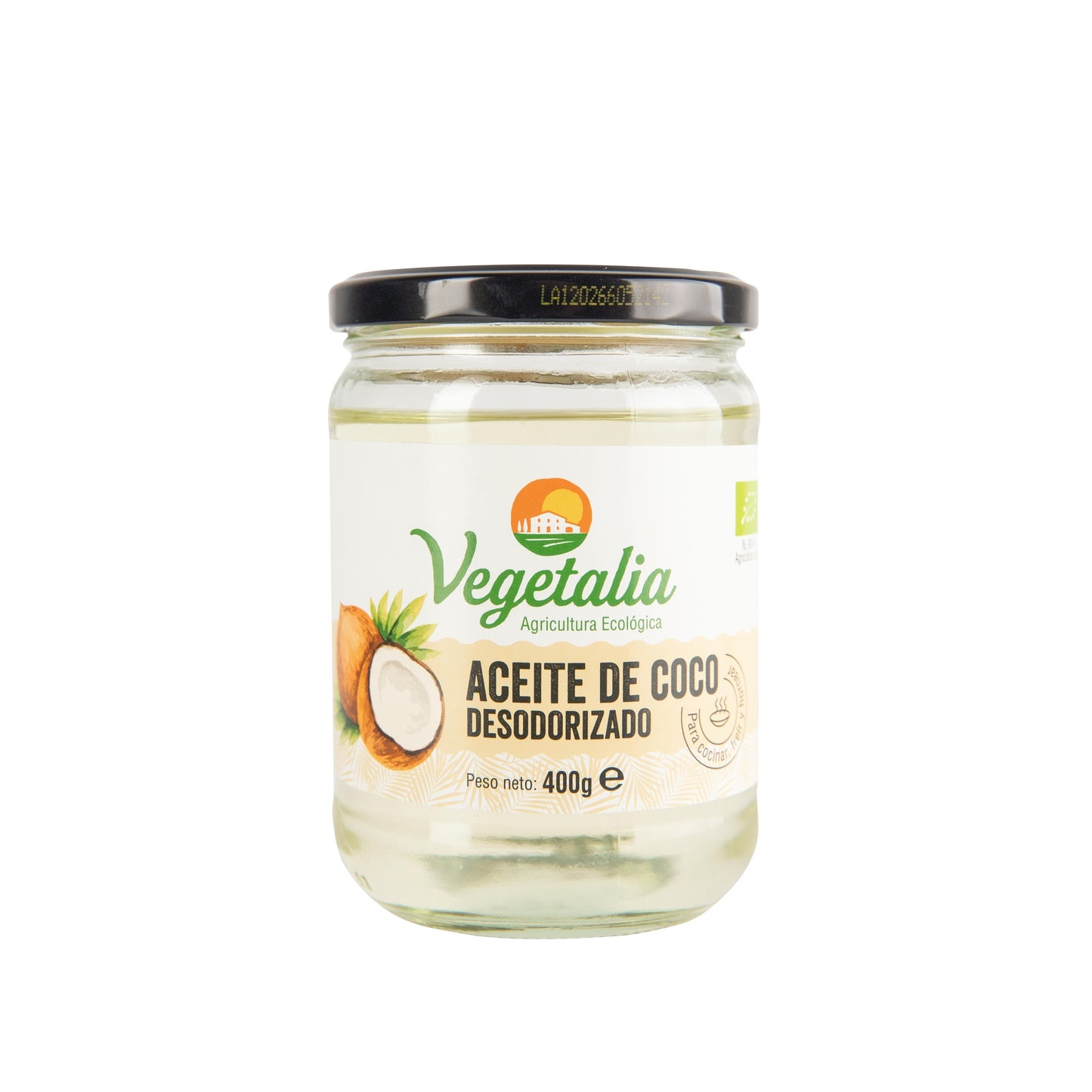 Óleo de Coco Desodorizado Biológico da Vegetalia 400g