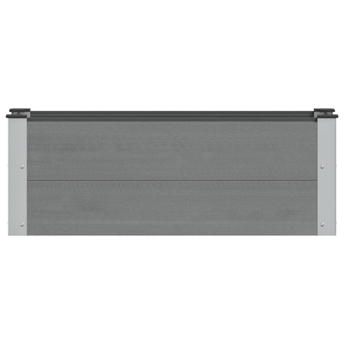 Arriate Elevado Gris 100 X 30 36 Cm Wpc Y Aluminio_2