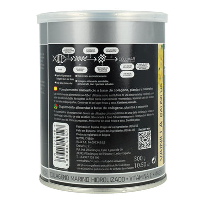 Collmar Colagénio marinho com magnésio sabor baunilha Drasanvi, 300 g