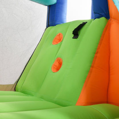 Outsunny Castillo Hinchable Infantil 7 En 1 Con Tobogán 430x420x200cm Multicolor_4