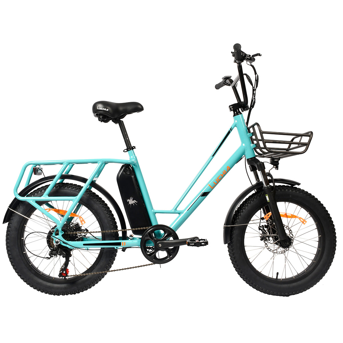 Tauro 250w 36v 10ah (360wh) Fatbike Eléctrica - Rueda 20 X 3 Color Azul_0