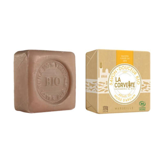 Sabonete natural em barra Óleo de Argão Biológico La Corvette 100 g