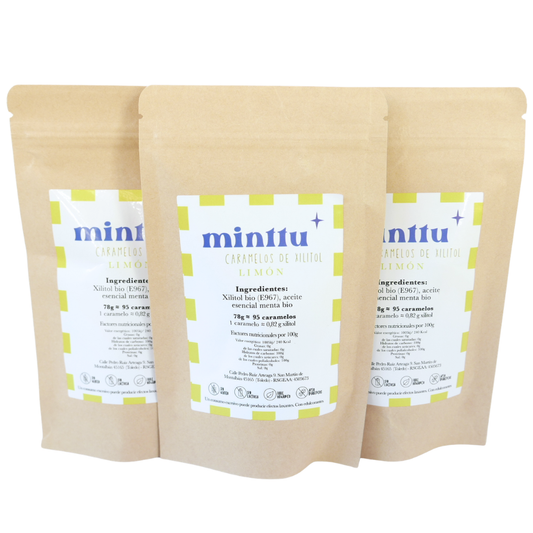 Caramelos De Xilitol Sin Azucár · Pack Mensual – 3 X Limón Grande_0