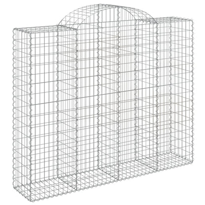 Cestas Gaviones 20 Uds Forma De Arco Hierro 200x50x160/180 Cm_2
