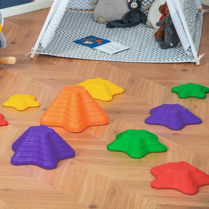 Outsunny Piedras De Equilibrio Para Niños Apilables Estilo Estrella De Mar 11 Piezas_4