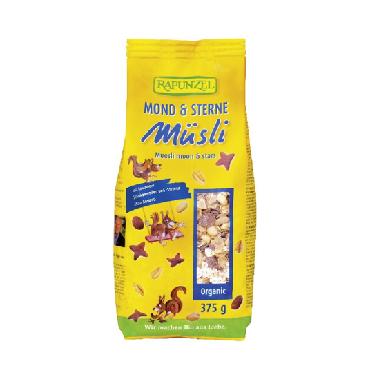 Muesli Biológico Rapunzel Luas e Estrelas 375g