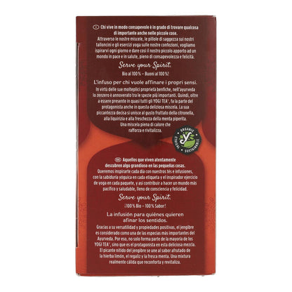 Yogi Tea Gengibre Biológico, 17 saquetas