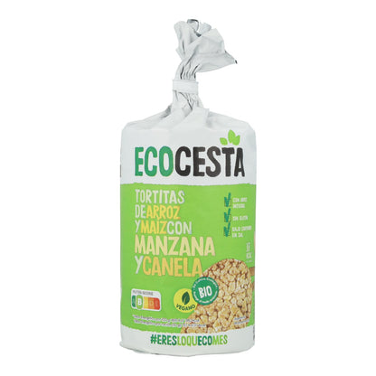 Bolinhos de Arroz e Milho Biológico Ecocesta com Maçã e Canela 127g